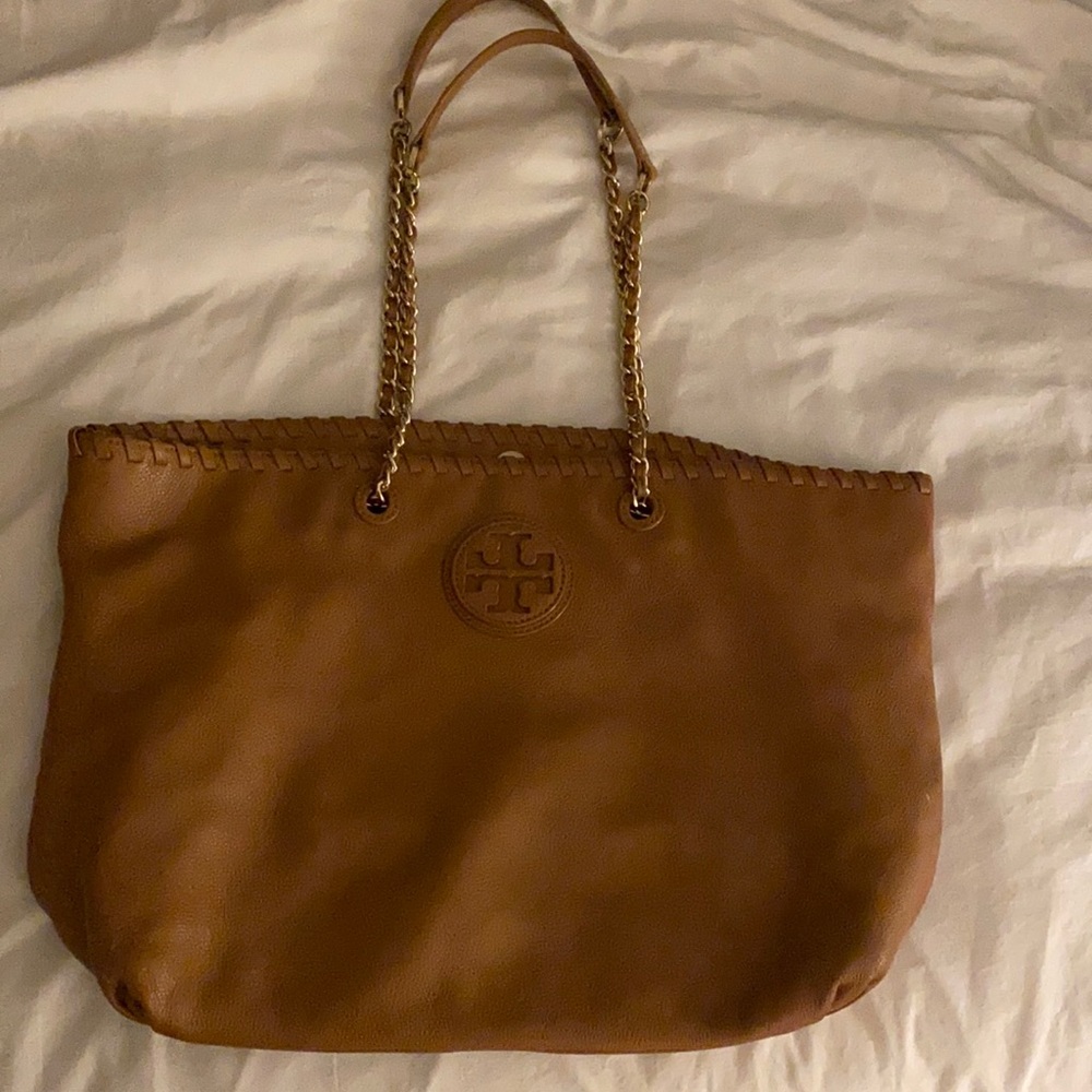 Tory burch leather tote